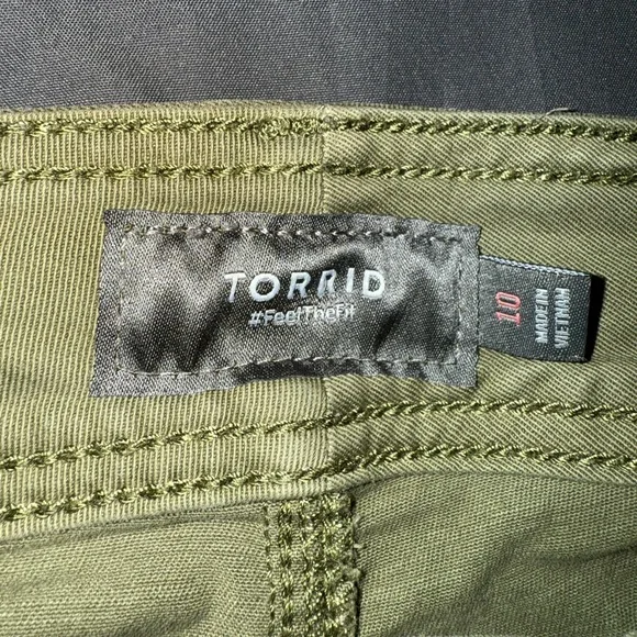 Torrid Olive Green Trousers - Picture 2 of 4